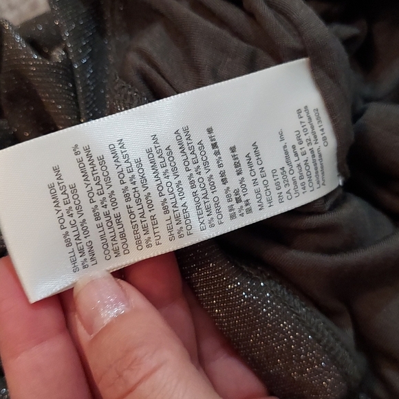 Free People Poppy Ruched Mini Dress Green Small NEW - Picture 9 of 13